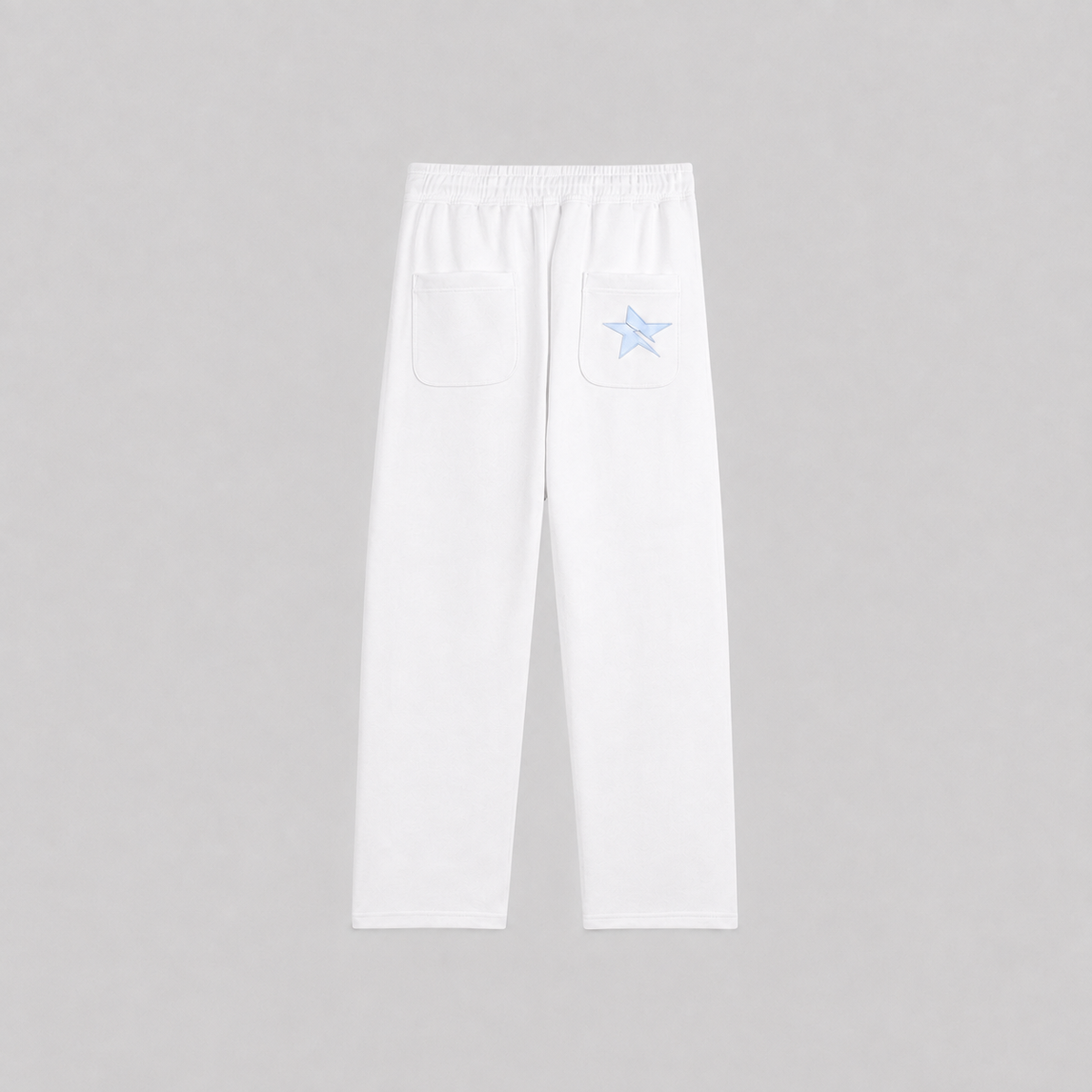 Cuffless star joggers