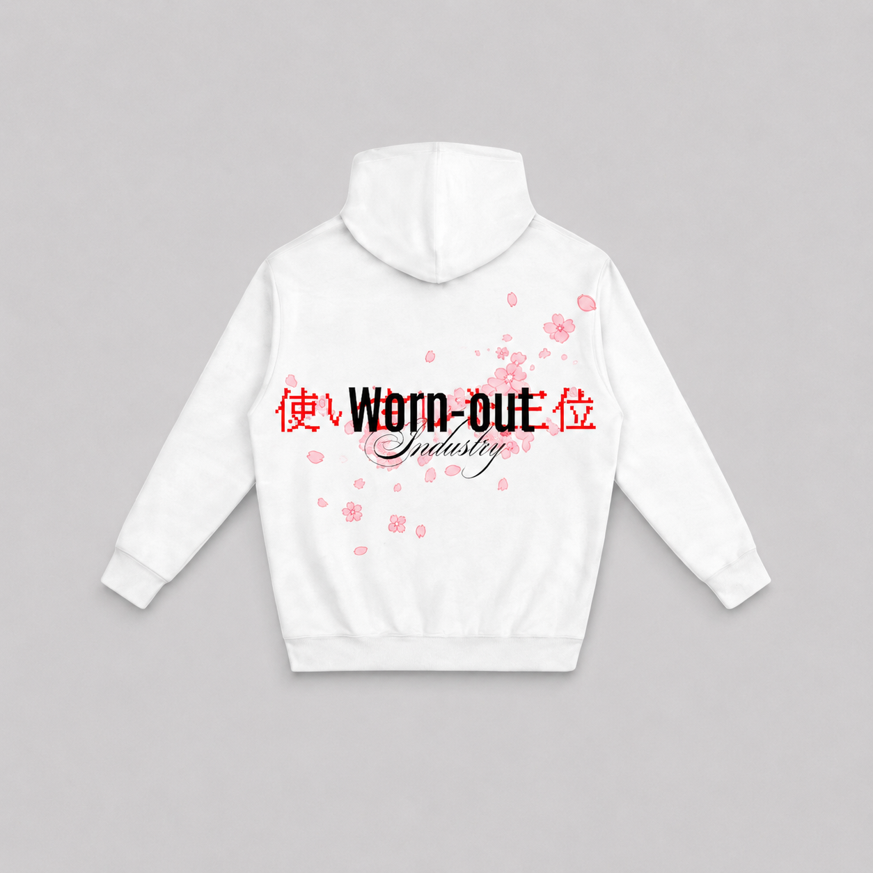 Japanese Hoodie back view